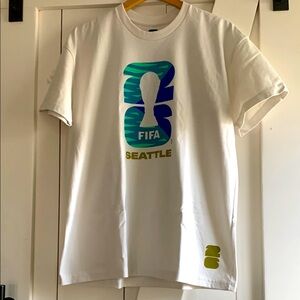 2026 official World Cup Seattle city logo shirt